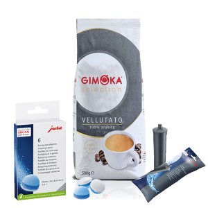 Kit Jura 6 Kg café grains Gimoka Vellutato