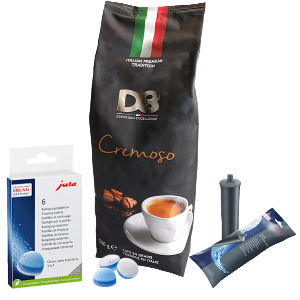 Kit Jura 6 Kg café grains Gimoka D8 Cremoso
