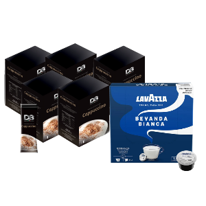 Kit 50 sticks Chocolat + 50 bevanda bianca BLUE